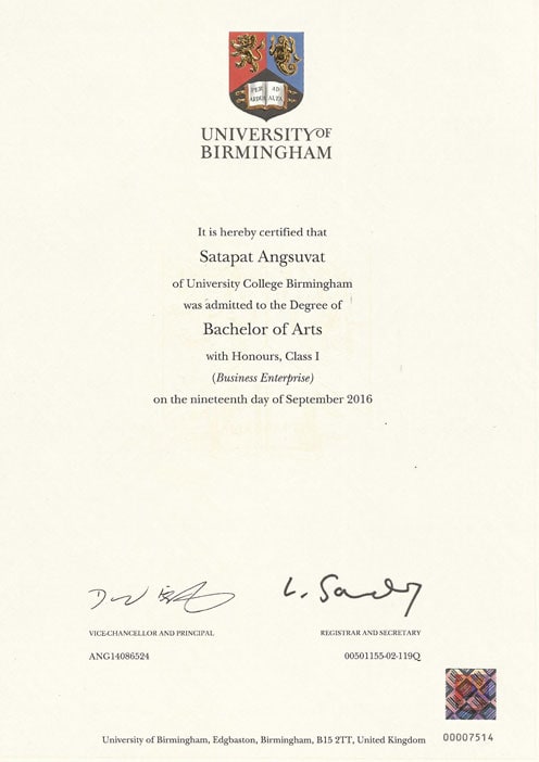 certificate of นายศตพัฒน์ อังสุวัฒนะ(แนท)