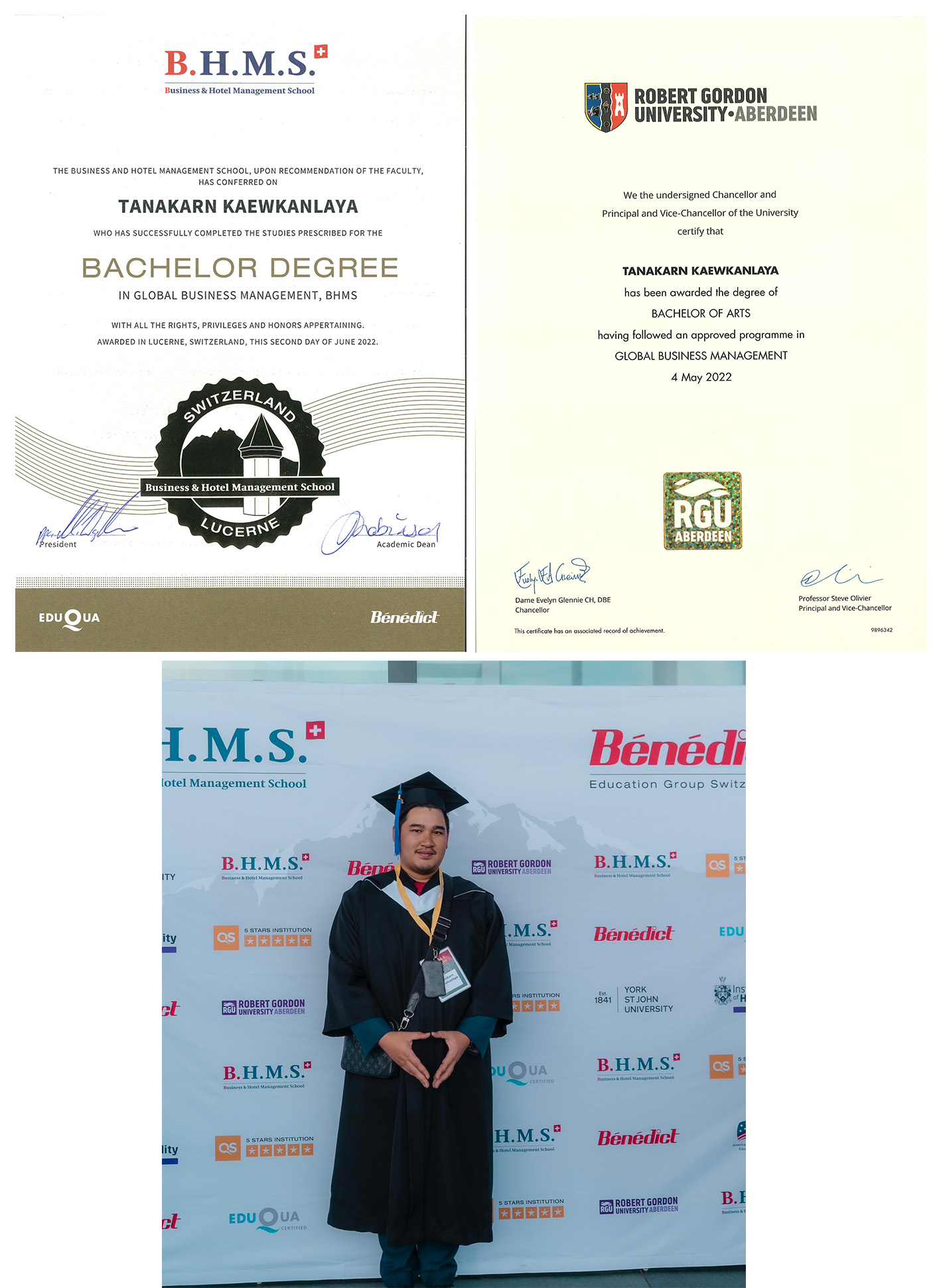 certificate of นายธนกานต์  แก้วกัลยา (เตเต้)