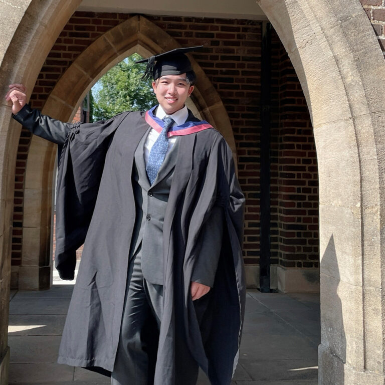 Phongphorn Mekariya (Bruke) graduated from the University of Surrey with a BA (Hons) in International Hospitality and Tourism Management.