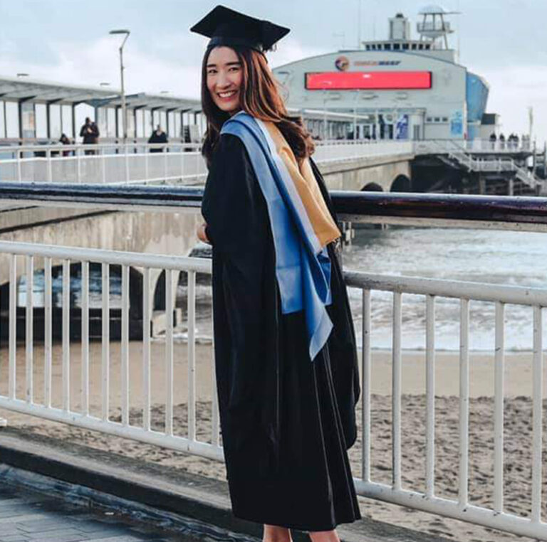 Pattamawan Boontiam (Bell) graduated from Bournemouth University with a BA (Hons) in International Hospitality and Tourism Management.